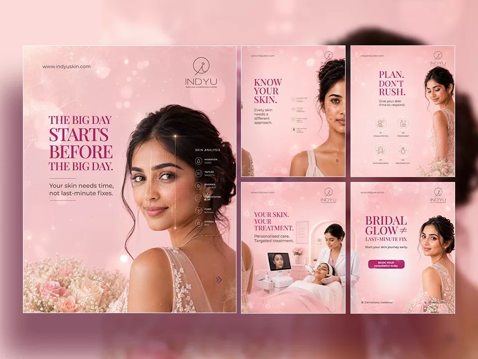 Indyu Skin Care Clinic — Growth Social campaign
